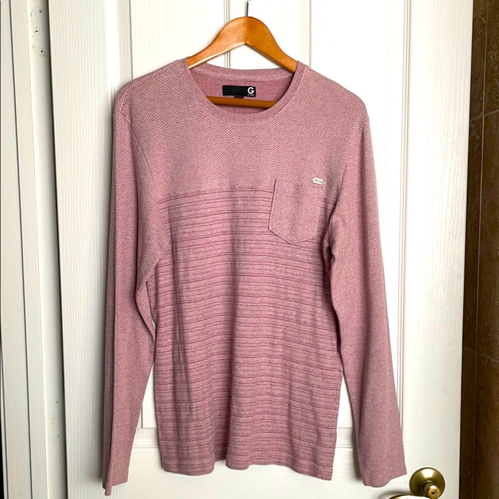 G by Guess - Pink Long Sleeve Sweater
